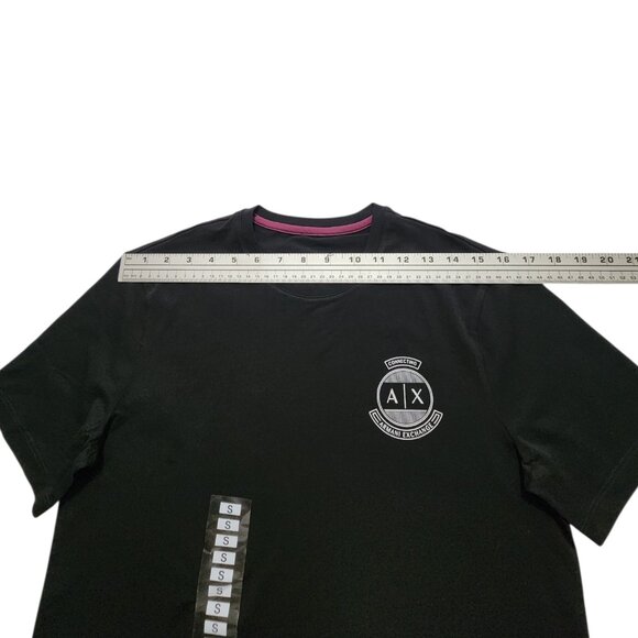 Armani Exchange Men's Short Sleeve‎ Graphic Print A/X Logo Tee Size Small - Picture 2 of 5